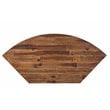 Belmont Home Declan Acacia Wood Corner Media Stand for TVs up to 41