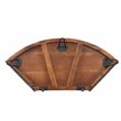 Belmont Home Declan Acacia Wood Corner Media Stand for TVs up to 41