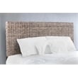 Belmont Home Archdale Coastal Rattan/Wood King Headboard in Gray