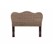 Belmont Home Laguna Coastal Rattan/Wood Queen Headboard in Gray
