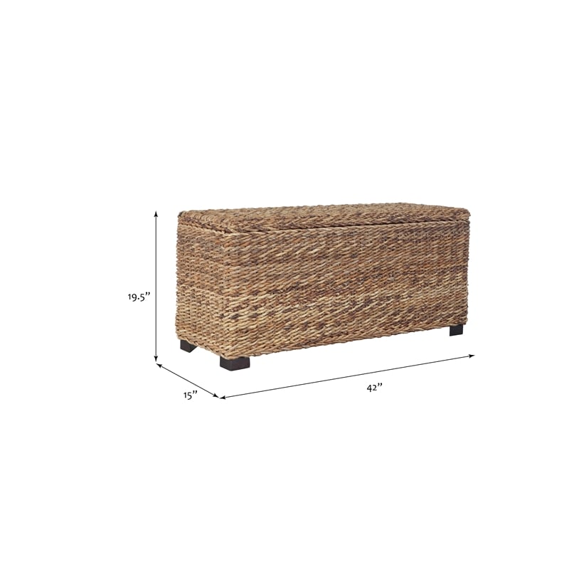Huntington Woven Banana Leaf Storage Trunk