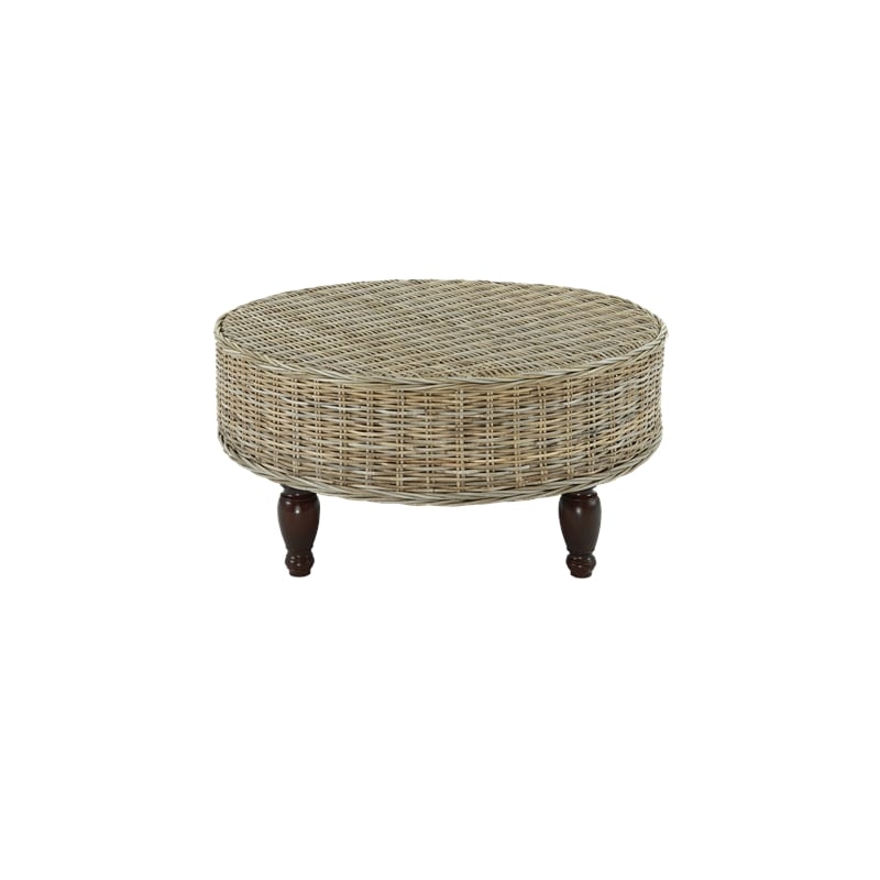 Round Rattan Coffee Table