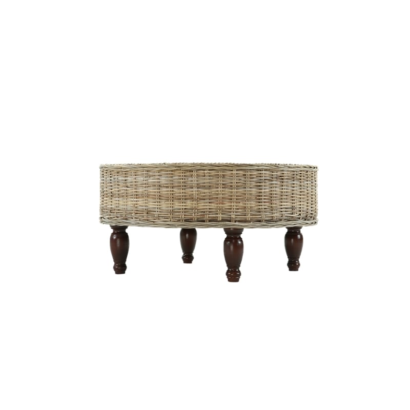 Round Rattan Coffee Table