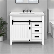 Hanford 37'' Stone Top Bathroom Vanity (7509VB37 + 7722VT37)