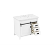 Hanford 37'' Stone Top Bathroom Vanity (7509VB37 + 7722VT37)