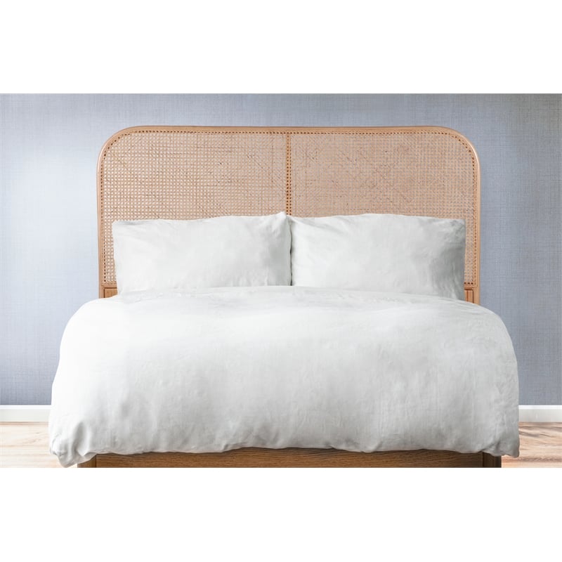 Lombok Cane and Teak Headboard
