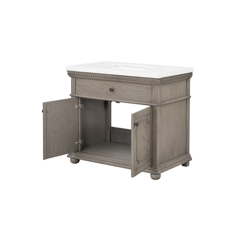 37'' Astoria Bathroom Vanity with Engineered Stone Top