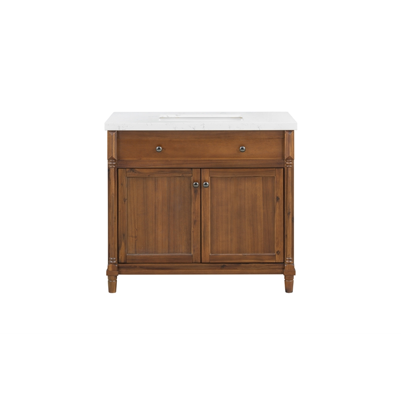 37'' Louisburg Bathroom Vanity with Engineered Stone Top
