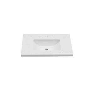 31'' Engineered Stone Vanity Top with Undermount Sink