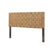 Crawford & Burke King Adjustable-Height Woven Rattan Headboard in Natural