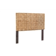 Crawford & Burke Queen Adjustable-Height Woven Rattan Headboard in Natural