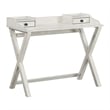 Barton Writing Desk in White Wash finish Engineered Wood