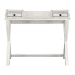 Barton Writing Desk in White Wash finish Engineered Wood