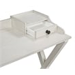 Barton Writing Desk in White Wash finish Engineered Wood