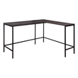 Contempo L-shaped Desk in Ozark Ash Brown finish