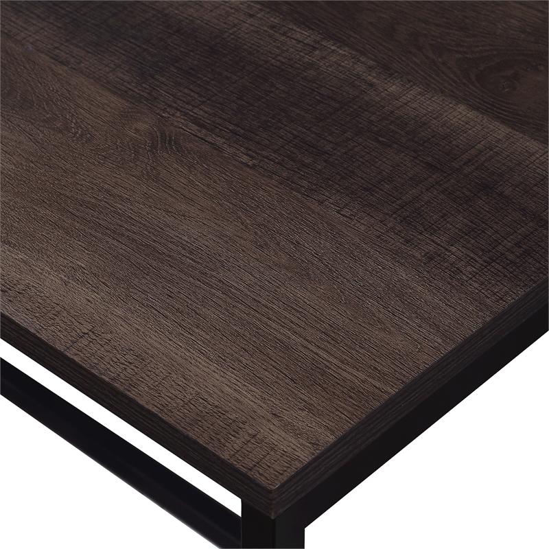 Contempo L-shaped Desk in Ozark Ash Brown finish