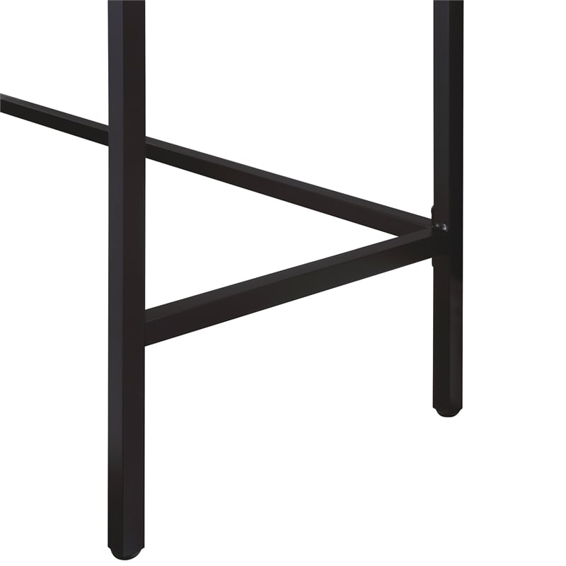 Contempo L-shaped Desk in Ozark Ash Brown finish