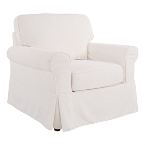 ashton fabric chair with slip cover