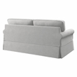 Ashton Slip Cover Sofa in Fog Gray Fabric