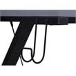 Checkpoint Battlestation L shaped Black Engineered Wood Gaming Desk