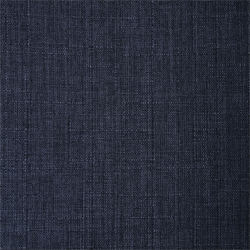 Palmer Mid-Century Modern Fabric Dining Accent Chair in Navy Blue Fabric 2 Pack