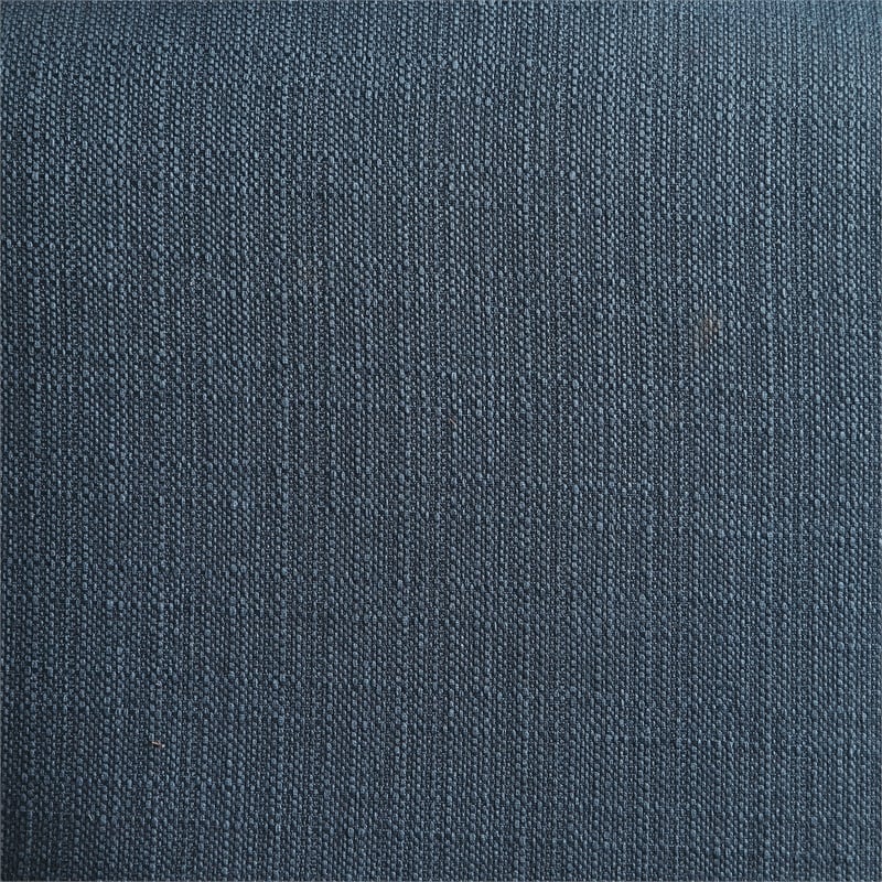 Stella Oval Wood Back Chair in Azure Blue Fabric