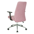 Evanston Office Chair in Orchid Light Purple Fabric with Chrome Base