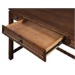 Baton Rouge Home Office Writing Desk in Brushed Walnut Finish Engineered Wood