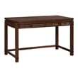 Baton Rouge Home Office Writing Desk in Brushed Walnut Finish Engineered Wood