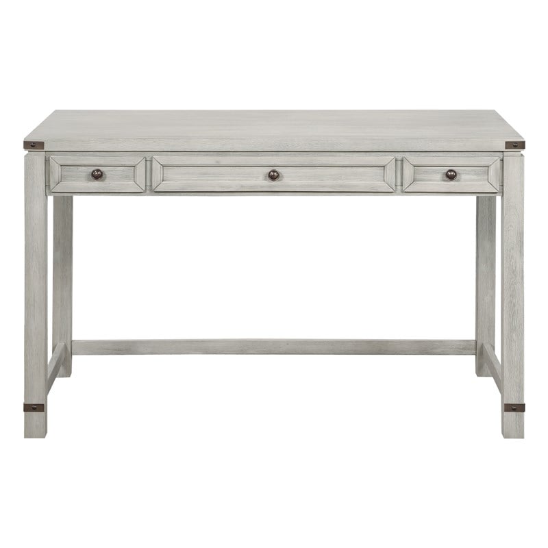 Baton Rouge Home Office Writing Desk in Champagne White Oak Finish
