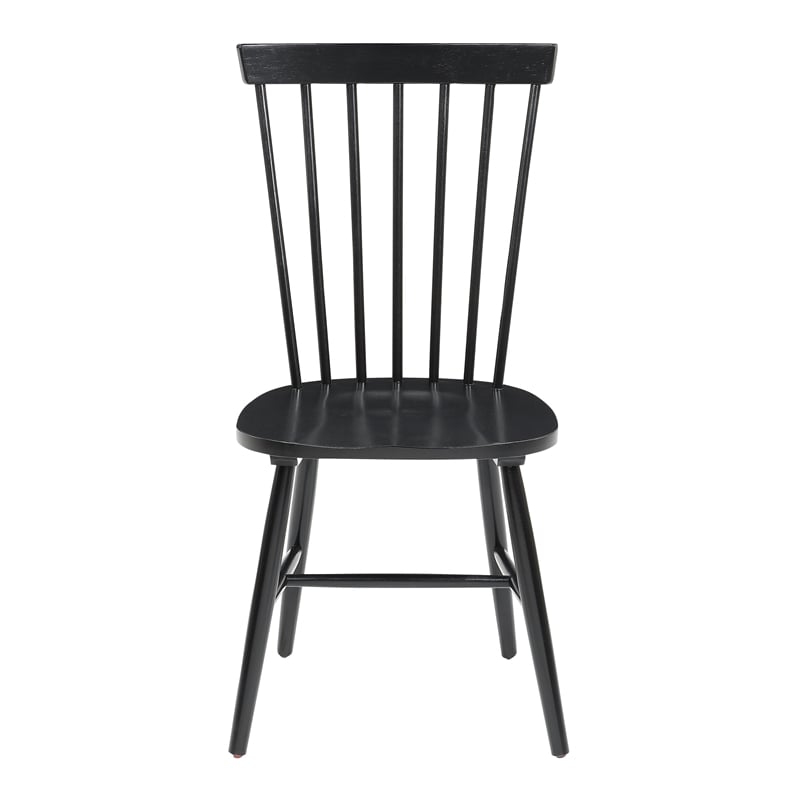Eagle Ridge Dining Chair in Black Finish 2 Pack