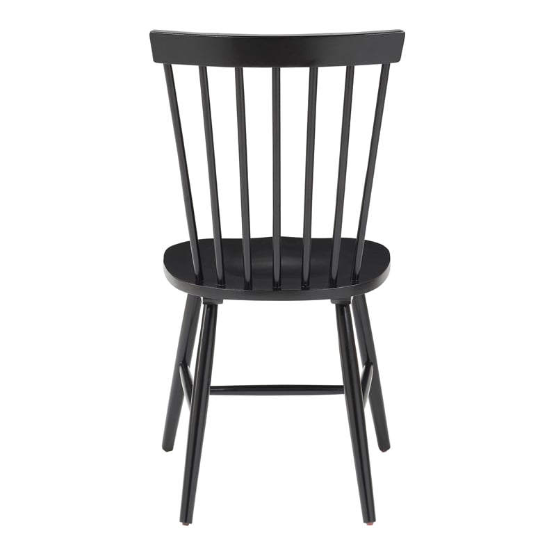 Eagle Ridge Dining Chair in Black Finish 2 Pack
