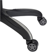 Xeno Gaming Chair in Black Faux Leather with Red Trim