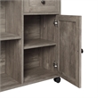 Waverly Work Station in Scottish Alder Gray Finish