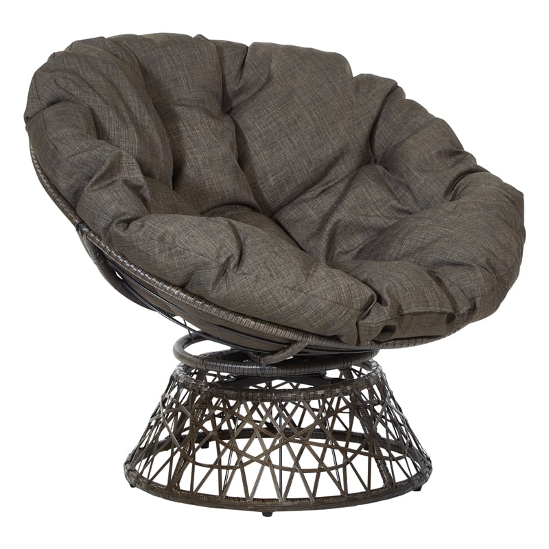 Round wicker chair cushion hot sale