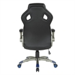 Ice Knight Gaming Chair in Blue Faux Leather