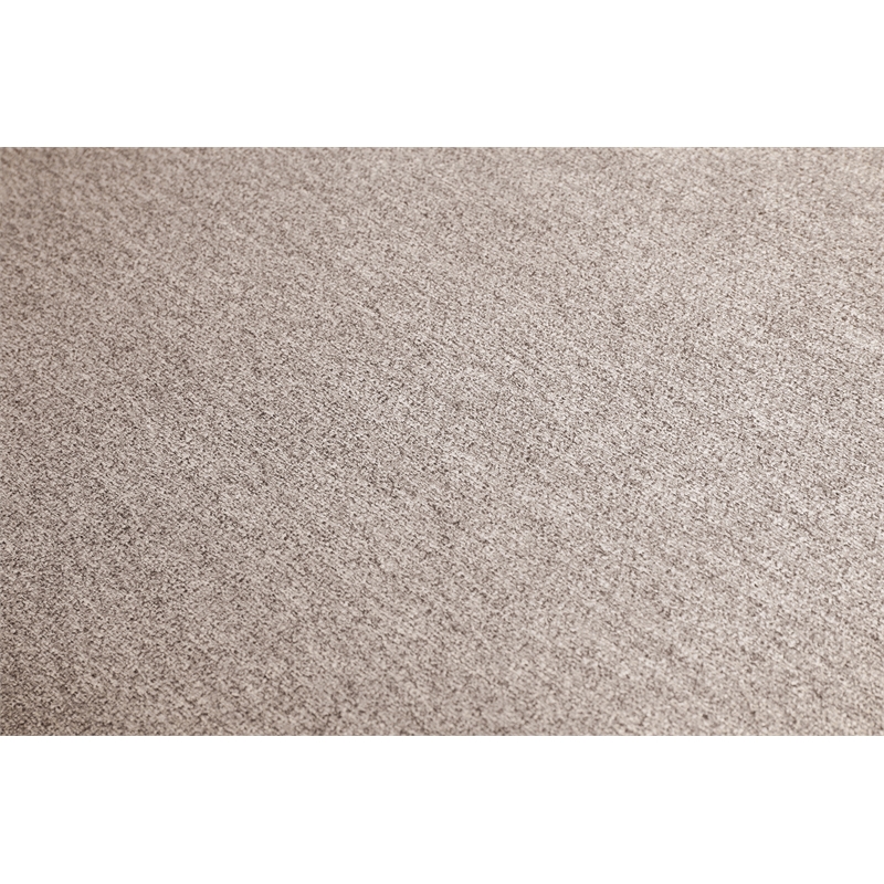 Jenson Accent Chair with Cappuccino Fabric and Grey Legs