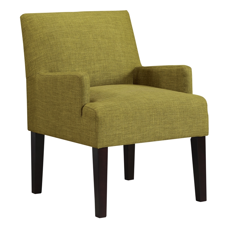 Green fabric online armchair