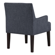 OSP Home Furnishings Main Street Guest Chair in Navy Fabric