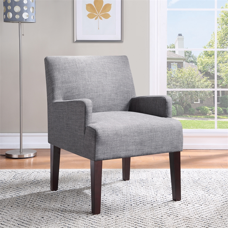 Main Street Guest Chair in Cement Gray Fabric