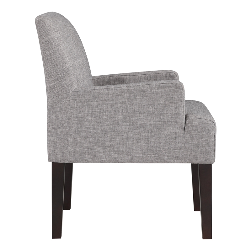 Main Street Guest Chair in Cement Gray Fabric