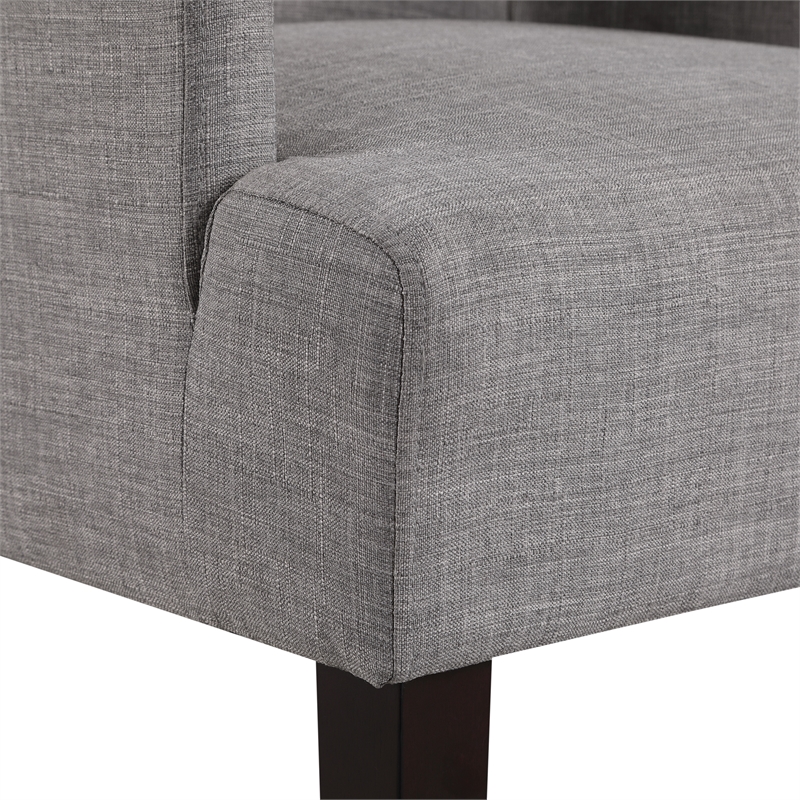 Main Street Guest Chair in Cement Gray Fabric