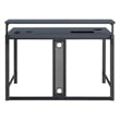 OSP Home Furnishings Reload 48-Inch Gaming Desk in Gray Steel Metal
