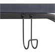 OSP Home Furnishings Reload 48-Inch Gaming Desk in Gray Steel Metal