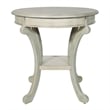 Vermont Accent Table in Antique Gray Stone Wood Finish