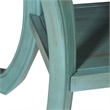 Vermont Accent Table in Engineered Wood  Antique Caribbean Blue Finish