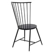 OSP Home Furnishings Bryce Metal Dining Chair with Black Finish