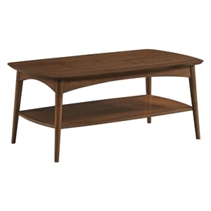 Copenhagen Engineered Wood Coffee Table in Walnut Finish