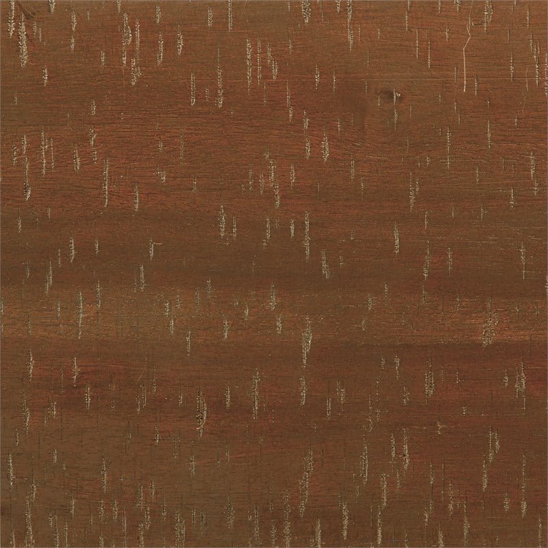 McKayla Flip Top Table in Distressed Brown Finish Solid Wood and Veneers