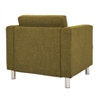 OSP Home Furnishings Pacific Armchair In Green Fabric
